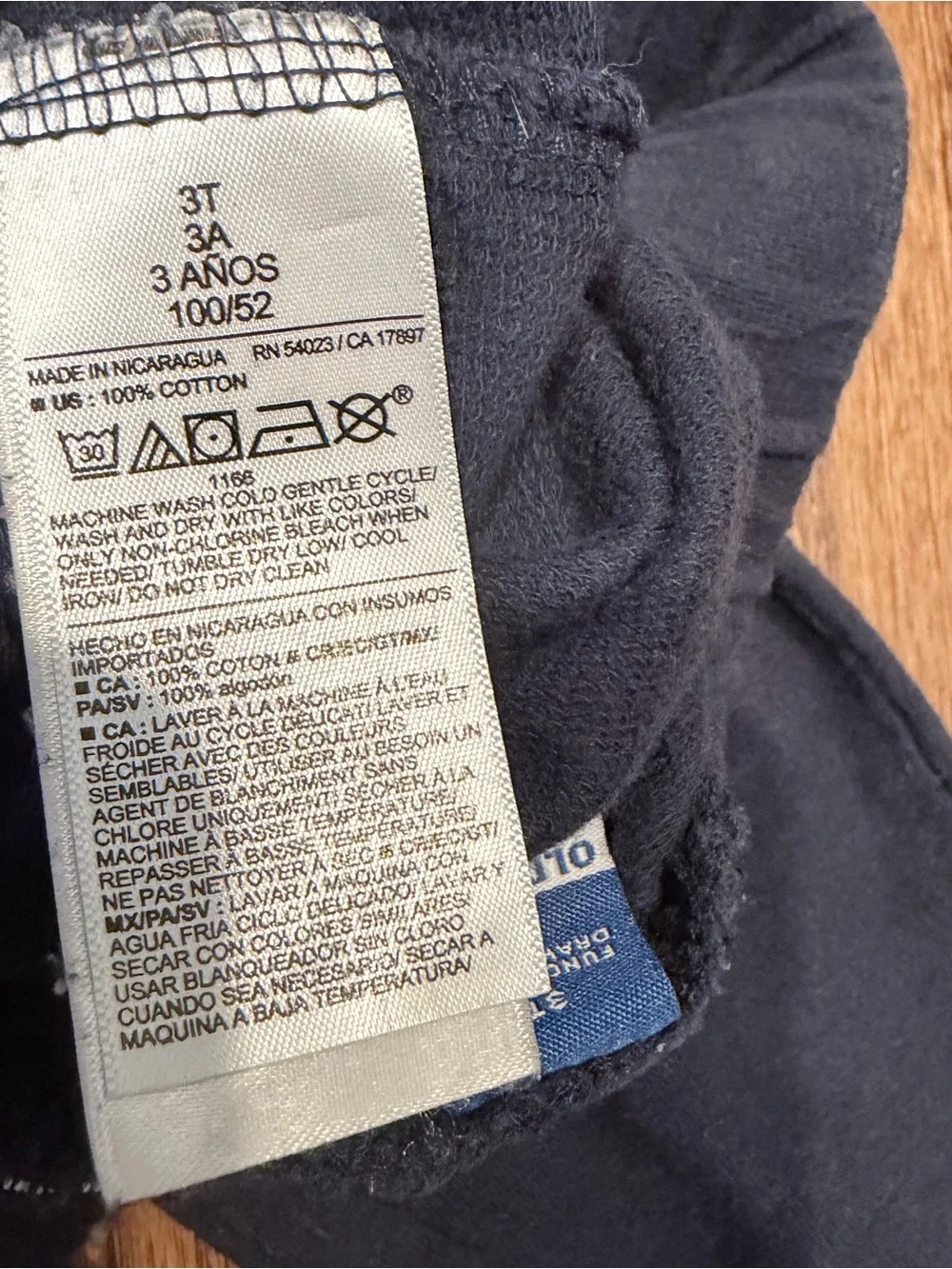 Old Navy Navy Blue Jogger Sweatpants with White Drawstring